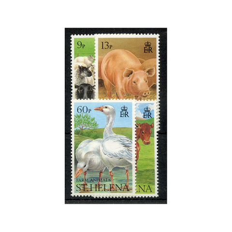 Saint Helena  1990 Farm Animals, u/m SG558-61