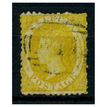 St. Lucia 1864-76 (4d) yellow Perf 12½ good to fine used with a few reduced perfs. SG12