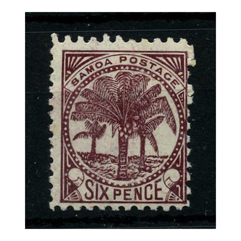 Samoa 1895-1900 6d Brown-lake, perf 11, u/m. SG62