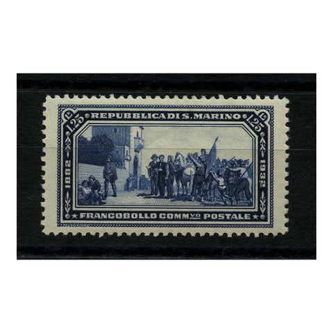 San Marino 1932 1,25c Garibaldi, lightly mtd mint. SG188