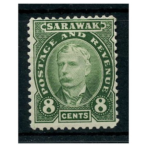Sarawak 1895 8c Green, fresh mtd mint, minor gum thin. SG31