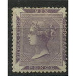 Sierra Leone 1859-74 6d Grey-purple, mtd mint, gum disturbed. SG1