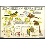 Sierra Leon 1985 Audubon, u/m SG853-6+MS857