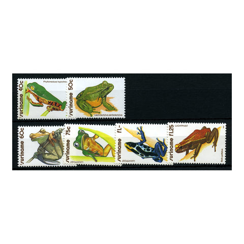 Surinam 1981 Frogs, u/m. SG1040-5