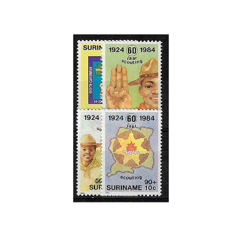 Surinam 1984 Scouts, u/m SG1193-6