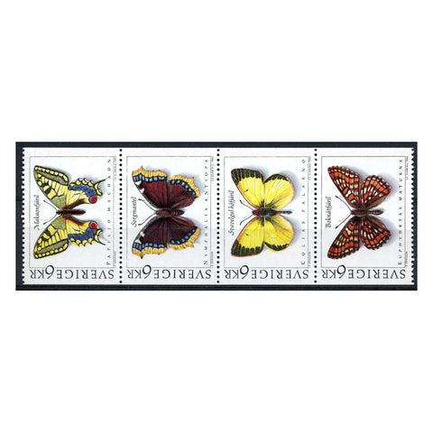 Sweden 1993 Butterfly Booklet, u/m. SG1694-7 x 2