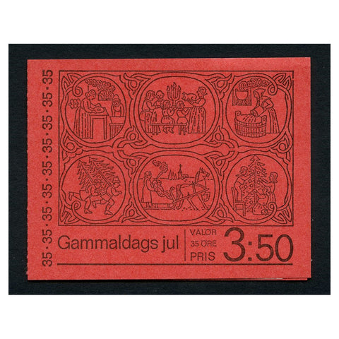 Sweden 1971 Christmas bklt, u/m. SGB278