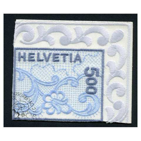 Switzerland 2000 Embroidery (1v from M/S), cto used. SGMS1461 (part)