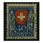 Switzerland (Pro Juv) 1921 40r Arms of Switzerland, cds used. SGJ19