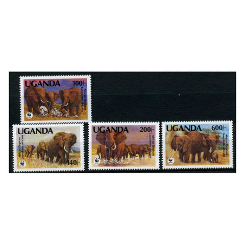 Uganda 1983 Elephants (WWF) u/m. SG406-9