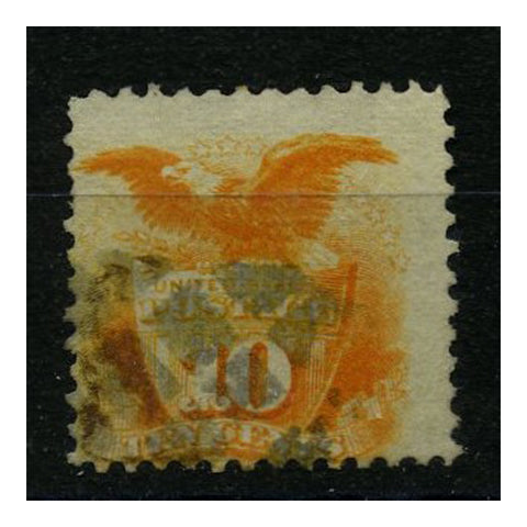 USA 1869 10c Deep-orange, good to fine used. SG118