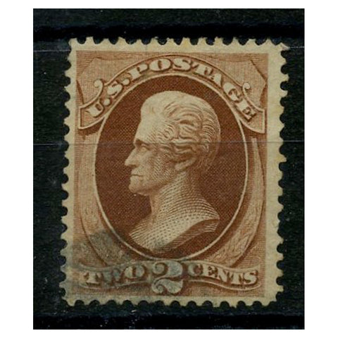 USA 1870-71 2c Pale reddish-brown, fine used, couple of toned perfs. SG137