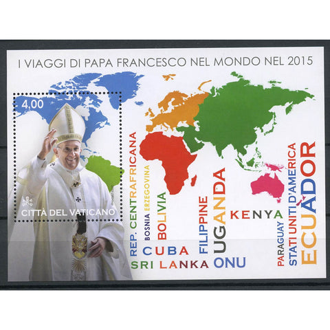 Vatican 2016 Journeys of Pope Francis, u/m. SGMS1797