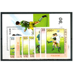 Vietnam 1989 World Cup Football (1st issue) u/m SG1313-19+MS1320