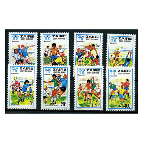 Zaire 1978 World Cup Football, u/m. SG915-22