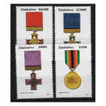 Zimababwe 2004 Medals, u/m. SG1128-31